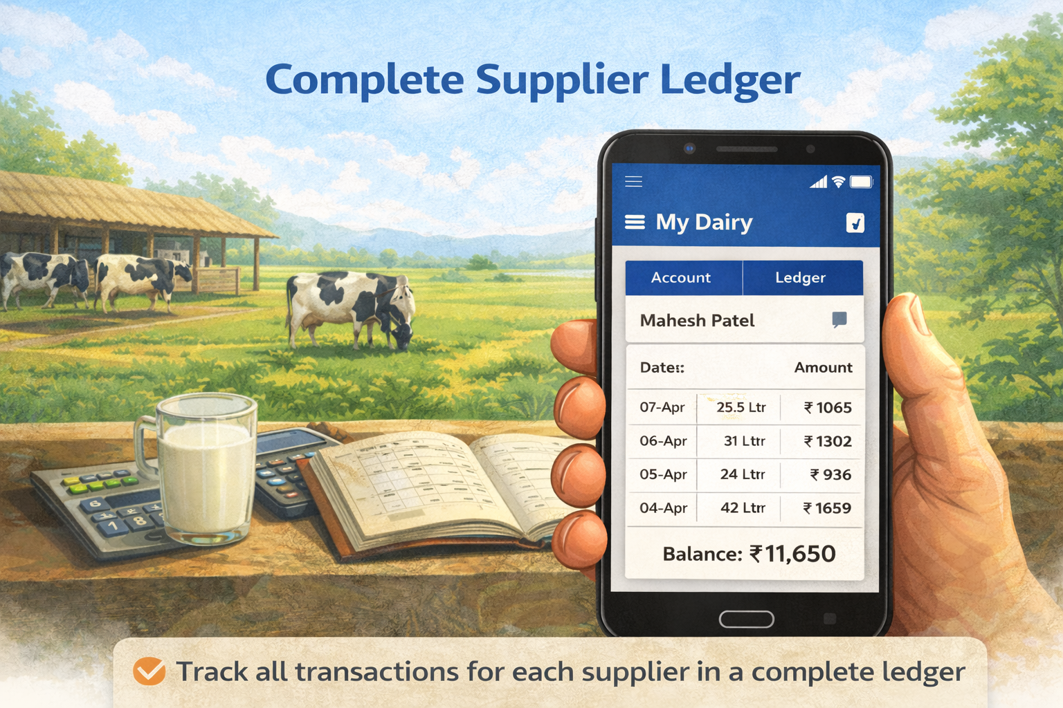 Complete Supplier Ledger